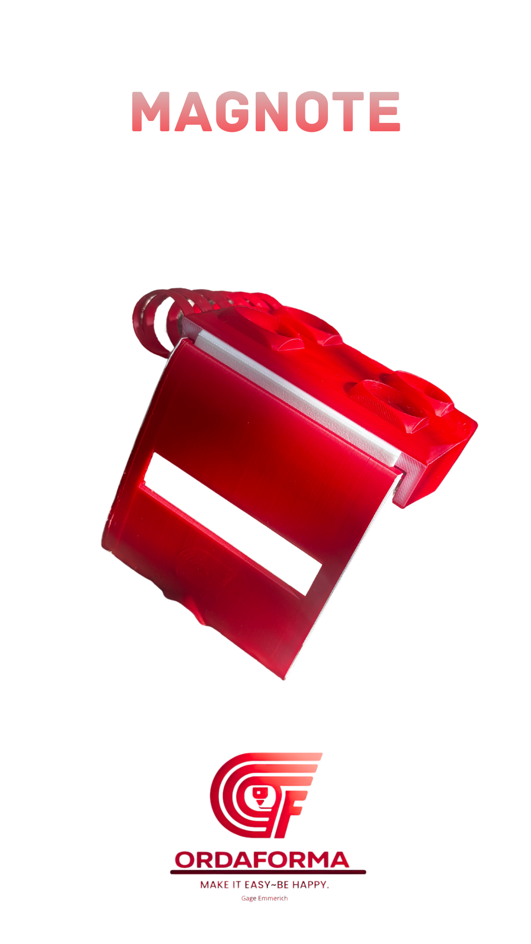 MAGNOTE - Magnetic post it note dispenser